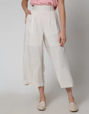 Details Long Pants Woven With Wide Leg Style